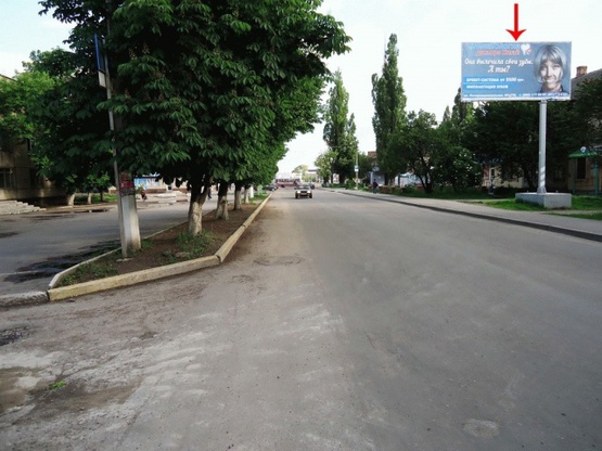 Фото рекламної площини за адресою Полтавская ул. 158, в центр