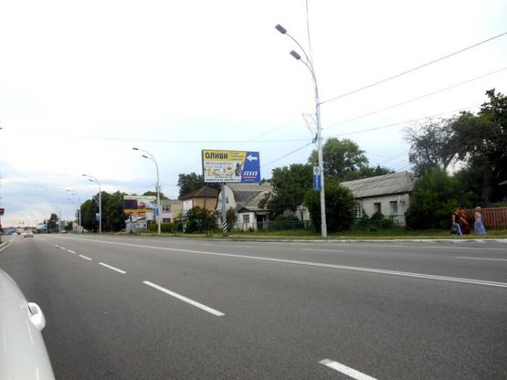 Фото рекламной плоскости по адресу м.Бровари, вул.Київська, 147, перетин з вул.Разіна, Тупий провулок