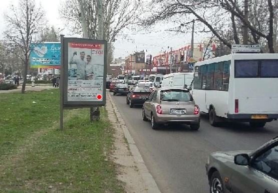 Фото рекламной плоскости по адресу Центральный пр. - Садовая ул.