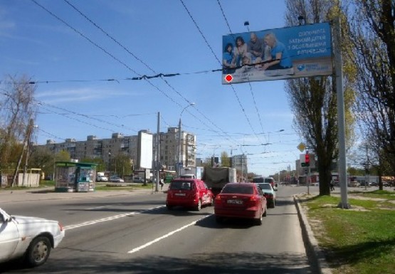 Фото рекламной плоскости по адресу Героев Сталинграда пр. - Льва Ландау пр.