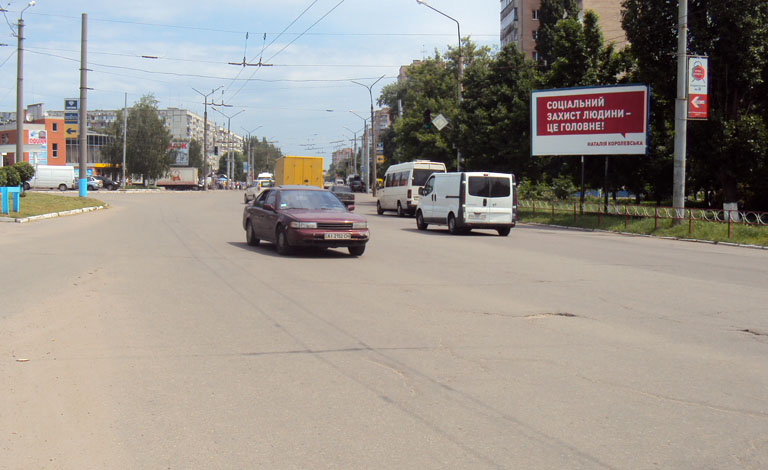 Білборд в м. Біла Церква на вул. Героїв Небесної Сотні, 46 (спорт школа ...