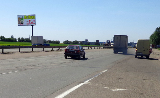 Фото рекламной плоскости по адресу Бровары Окружная/поворот на Требухов (В) - на Киев,Борисполь Фото рекламной плоскости по адресу Бровары Окружная/поворот на Требухов (В) - на Киев,Борисполь