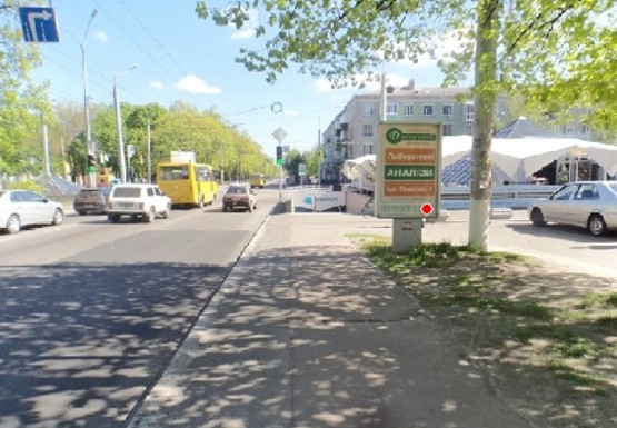 Фото рекламной плоскости по адресу Мира пр., 3-я поликлиника - 1