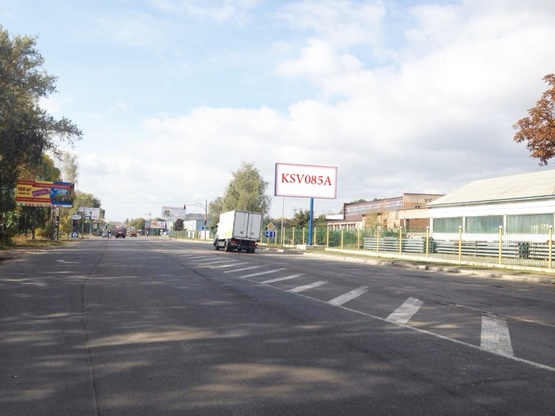 Фото рекламной плоскости по адресу Вишневое, ул.В.Черновола, около магазина "Рыбный мир"