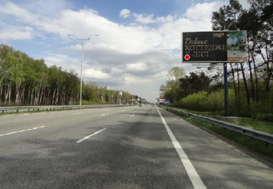 Фото рекламной плоскости по адресу 27,900 км. автомагистрали Киев - Борисполь