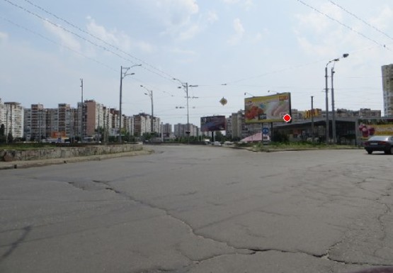 Фото рекламной плоскости по адресу Цветаевой Марины ул., напротив дома 10_87