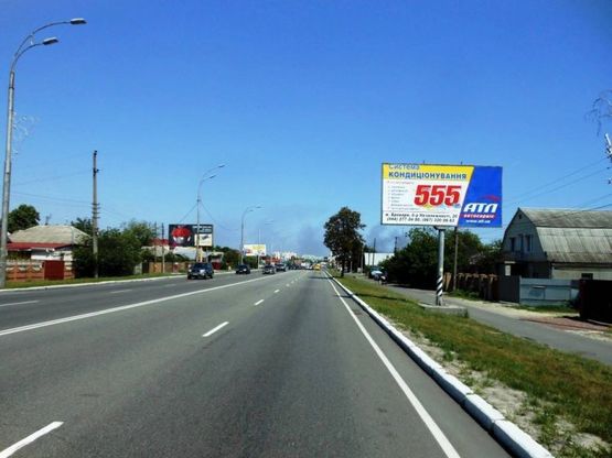 Фото рекламної площини за адресою м.Бровари, вул.Київська, 72