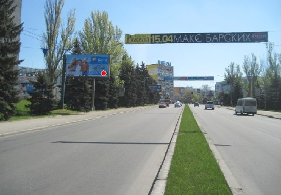 Фото рекламной плоскости по адресу Соборный пр. (2) (движение к вокзалу)