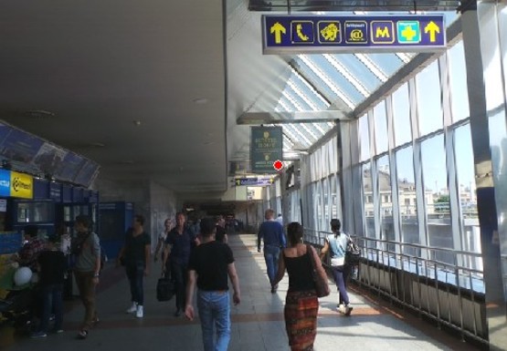 Фото рекламной плоскости по адресу Конкорс (Южный терминал)