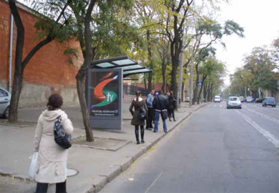 Фото рекламной плоскости по адресу Софиевская ул. - Ольгиевская ул., остановка