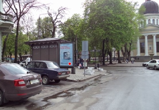 Фото рекламной плоскости по адресу Греческая ул., 45 - Преображенская ул. Фото рекламной плоскости по адресу Греческая ул., 45 - Преображенская ул.