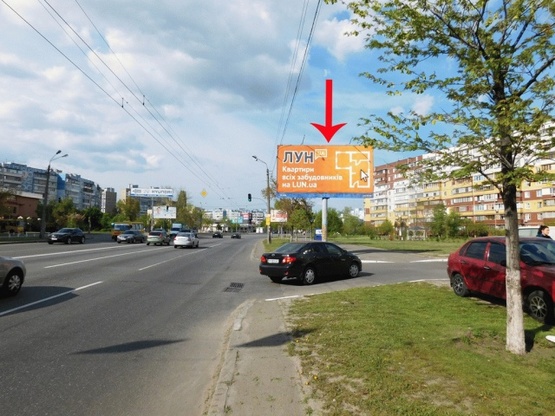 Фото рекламної площини за адресою Маяковского ул. 2, от Керченской пл., из центра