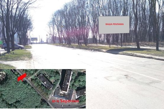 Фото рекламной плоскости по адресу вул. Винниченка - зупика"Педінститут" Фото рекламной плоскости по адресу вул. Винниченка - зупика"Педінститут"