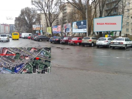 Фото рекламної площини за адресою вул. Живова - вїзд на автовокзал