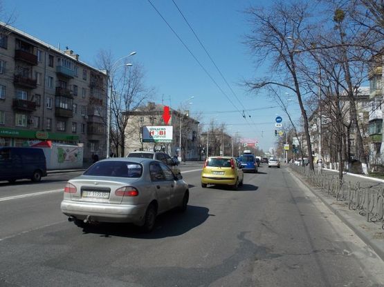 Фото рекламной плоскости по адресу Строителей ул. 29/8,/ Красноткацкая ул.(универмаг "Фора") Фото рекламной плоскости по адресу Строителей ул. 29/8,/ Красноткацкая ул.(универмаг "Фора")