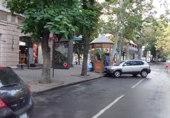 Фото рекламной плоскости по адресу Екатерининская ул., 17