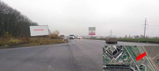 Фото рекламной плоскости по адресу вул. В. Симоненка - ТРЦ Подоляни