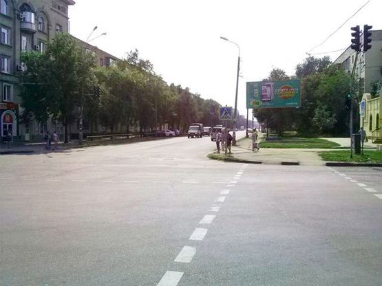 Фото рекламной плоскости по адресу Калнышевского ул., 15б - Украинская ул., дв-е к Освобождения пл.