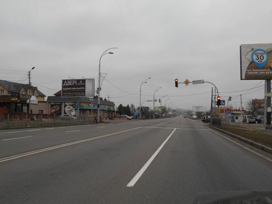 Фото рекламної площини за адресою м. Бровари, вул. Київська, 89