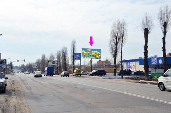 Фото рекламной плоскости по адресу ул. Киевская