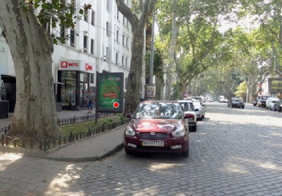 Фото рекламної площини за адресою Пушкинская ул., 47 - Базарная ул.