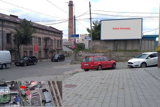 Фото рекламной плоскости по адресу вул. Б. Хмельницького - зупинка Ж/Д вокзал