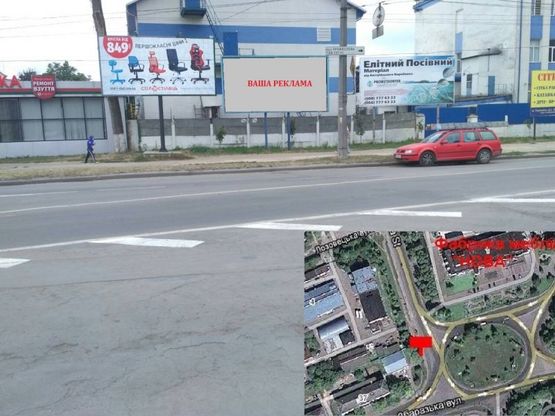 Фото рекламної площини за адресою кільце вул. Текстильна - напроти ФМ "НОВА"