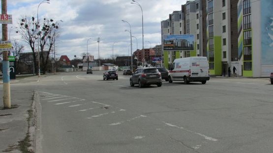 Фото рекламной плоскости по адресу ул. Стеценка (Гостомельская площадь) - с/маркет Новус, Ашан, ГМ Эпицентр, веломагазин ARDIS Фото рекламной плоскости по адресу ул. Стеценка (Гостомельская площадь) - с/маркет Новус, Ашан, ГМ Эпицентр, веломагазин ARDIS