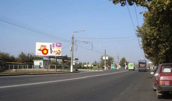 Фото рекламной плоскости по адресу пр.Героев Украины - ост."Ателье", Выезд из города на киевскую трассу, стБ