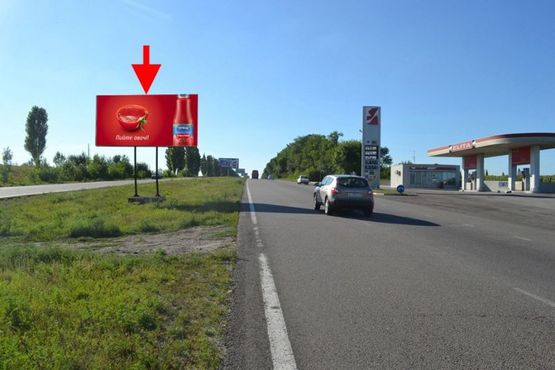 Фото рекламної площини за адресою Московский пр-т - Ростовская трасса -АЗС Аэлита-въезд в город