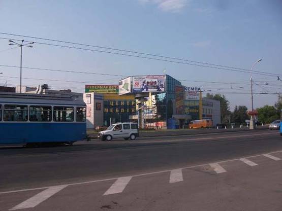 Фото рекламной плоскости по адресу пл. Героев Чернобыля (с ул. Киевская, Коцюбинского)