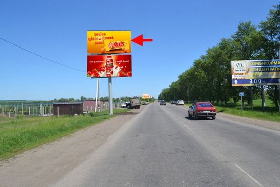 Фото рекламної площини за адресою ул. Леся Сердюка -окружная дорога-1- выезд из города в ст пос. Циркуны-верх Фото рекламної площини за адресою ул. Леся Сердюка -окружная дорога-1- выезд из города в ст пос. Циркуны-верх