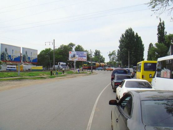 Фото рекламної площини за адресою Дальницкое шоссе / ул. Крайняя (Рынок) №1