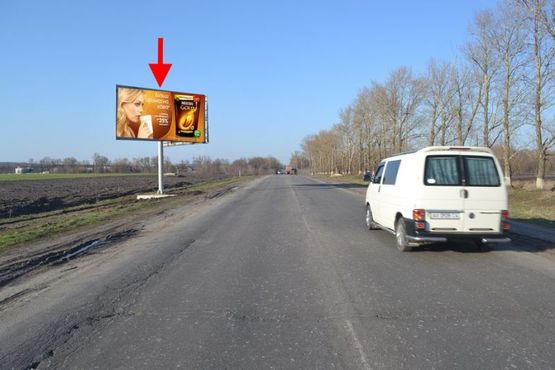 Фото рекламної площини за адресою ул. Леся Сердюка -окружная дорога-3- выезд из города в ст пос. Циркуны
