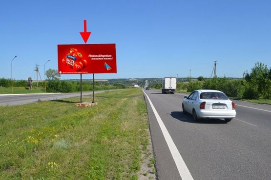 Фото рекламной плоскости по адресу Московский пр-т - Ростовская трасса -АЗС Аэлита-выезд из города