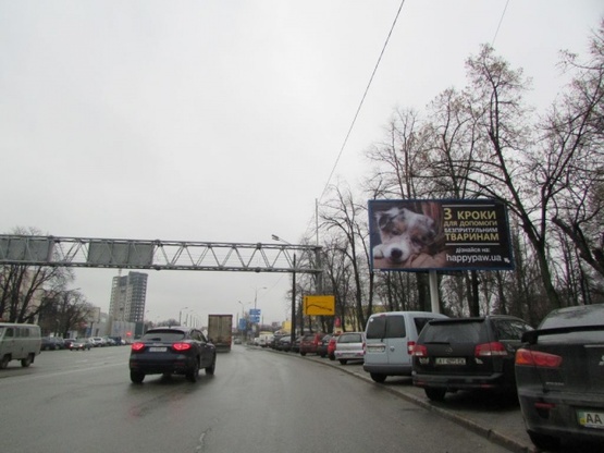 Фото рекламной плоскости по адресу Бандери С. просп. (концерт-холл FREEDOM, БЦ "Форум Парк Плаза", Надра Банк, Альфа Банк в напр.Новоконстантиновской)