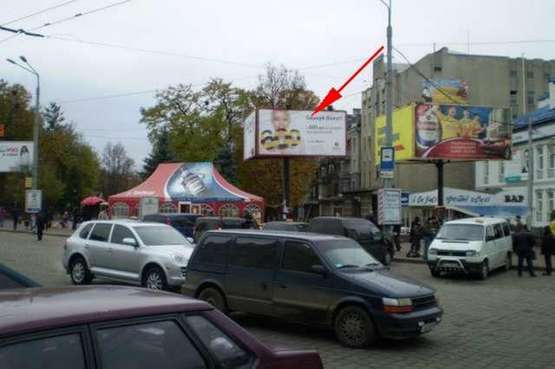 Фото рекламної площини за адресою Привокзальна пл.