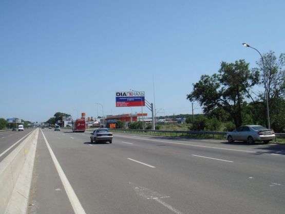 Фото рекламной плоскости по адресу Киевское шоссе "Стелла-Одесса" (Въезд в город)