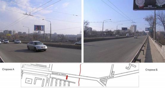 Фото рекламної площини за адресою пр.Ленина-Победы