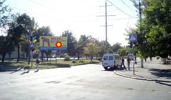 Фото рекламної площини за адресою ул.Садовая-Пограничная, под 45 град., стА Фото рекламної площини за адресою ул.Садовая-Пограничная, под 45 град., стА