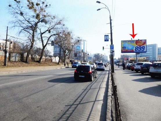 Фото рекламної площини за адресою Коласа Якуба вул.  1-А біля ви"їзду на бульв. Ромена Ролана