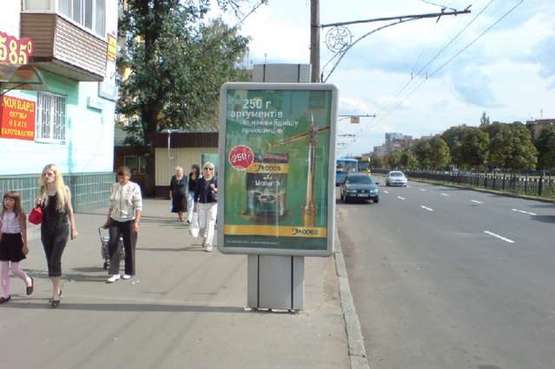 Фото рекламной плоскости по адресу Соборності вул., 78 (№1)