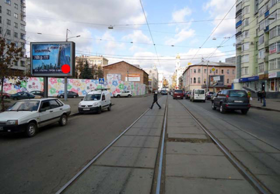 Фото рекламной плоскости по адресу Университетская ул. - Рыбная пл.