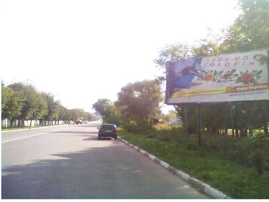 Фото рекламной плоскости по адресу вул. Стрийська АЗС WOG