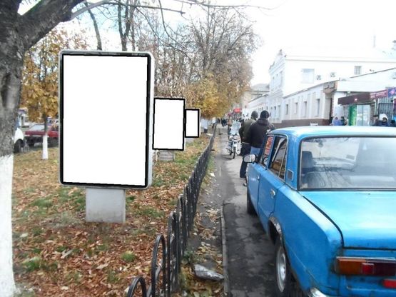 Фото рекламной плоскости по адресу г.Фастов, ул.Соборная, 43, Вечерний рынок Фото рекламной плоскости по адресу г.Фастов, ул.Соборная, 43, Вечерний рынок