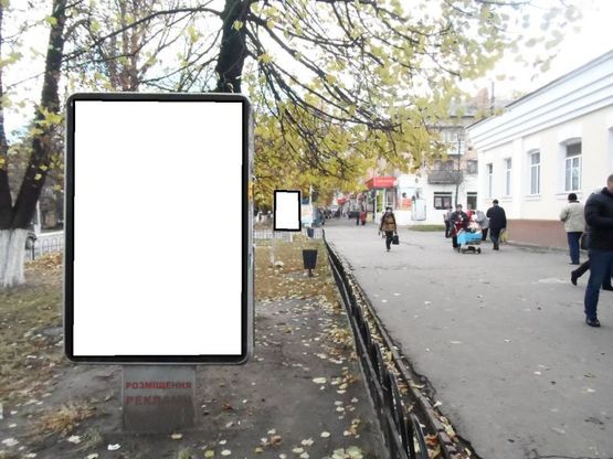 Фото рекламной плоскости по адресу г.Фастов, ул.Соборная, 43, Вечерний рынок Фото рекламной плоскости по адресу г.Фастов, ул.Соборная, 43, Вечерний рынок