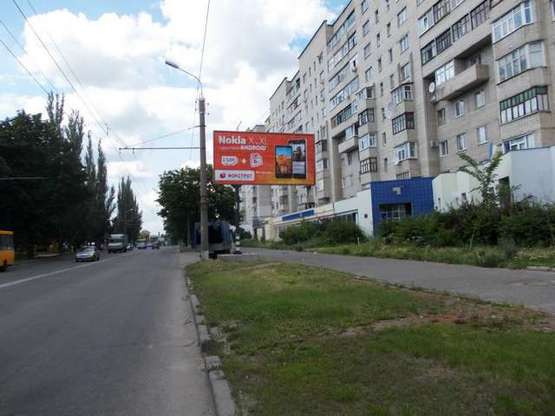 Фото рекламної площини за адресою Металургів вул., 16 Фото рекламної площини за адресою Металургів вул., 16
