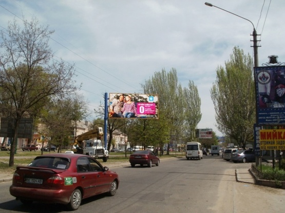 Фото рекламной плоскости по адресу ул. Пограничная, 167