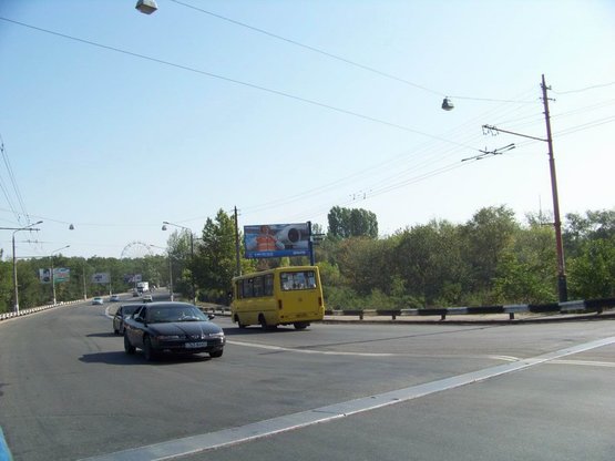 Фото рекламної площини за адресою пр. Героев Украины (Г.Сталинграда)/Ингульский мост Фото рекламної площини за адресою пр. Героев Украины (Г.Сталинграда)/Ингульский мост