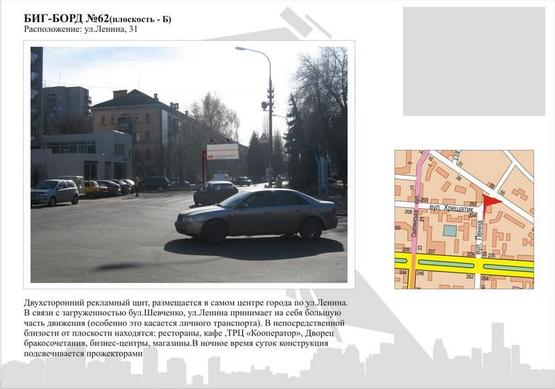 Фото рекламной плоскости по адресу ул. Ленина, 31 Фото рекламной плоскости по адресу ул. Ленина, 31